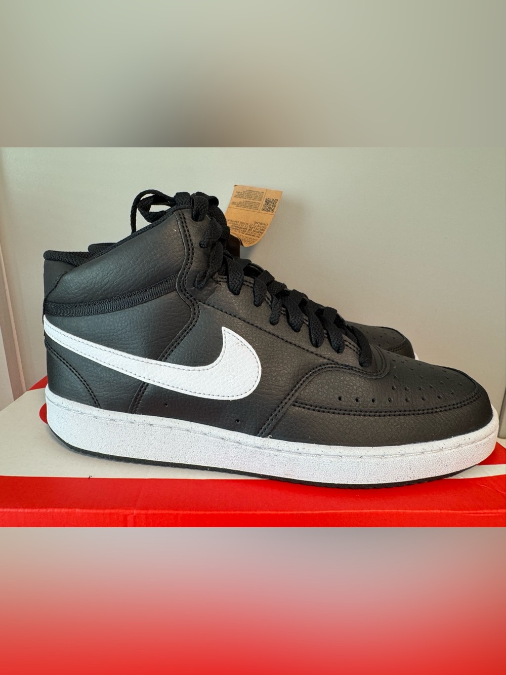 Nike Court Vision Mid Next Nature Black White